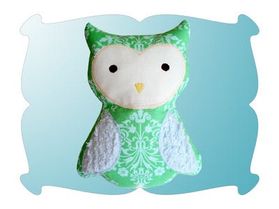 Whooty-Owl Softy | Machine Embroidery Designs by JuJu