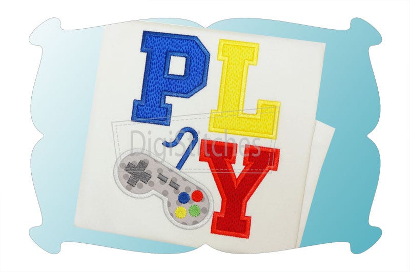 PLAY Applique | Machine Embroidery Designs by JuJu