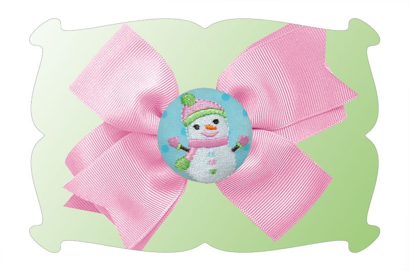 Snowgirl Minis | Machine Embroidery Designs by JuJu