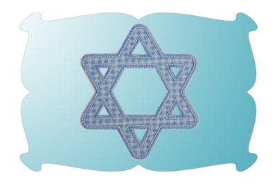 Star Of David Applique | Machine Embroidery Designs by JuJu