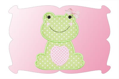 Sweet Frog Applique | Machine Embroidery Designs by JuJu