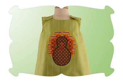 Turkey Applique 1 | Machine Embroidery Designs by JuJu