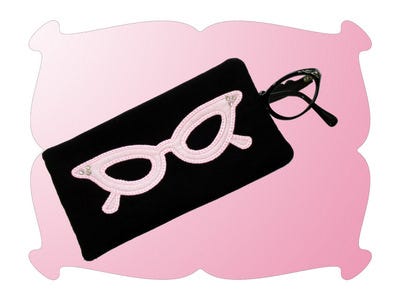 Marilyn Vintage Sunglasses Case | Machine Embroidery Designs by JuJu