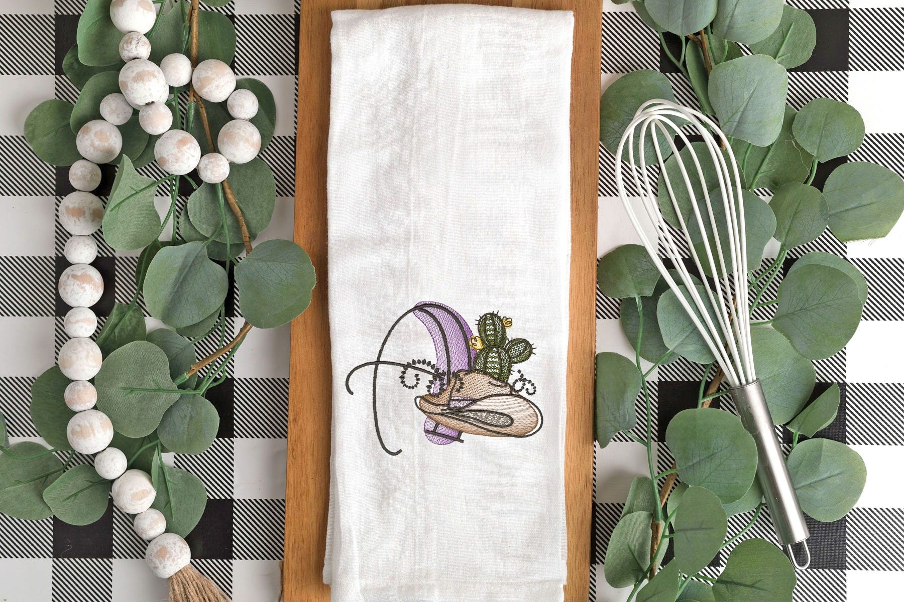 Sketchy Southwest Alphabet | Machine Embroidery Designs by JuJu