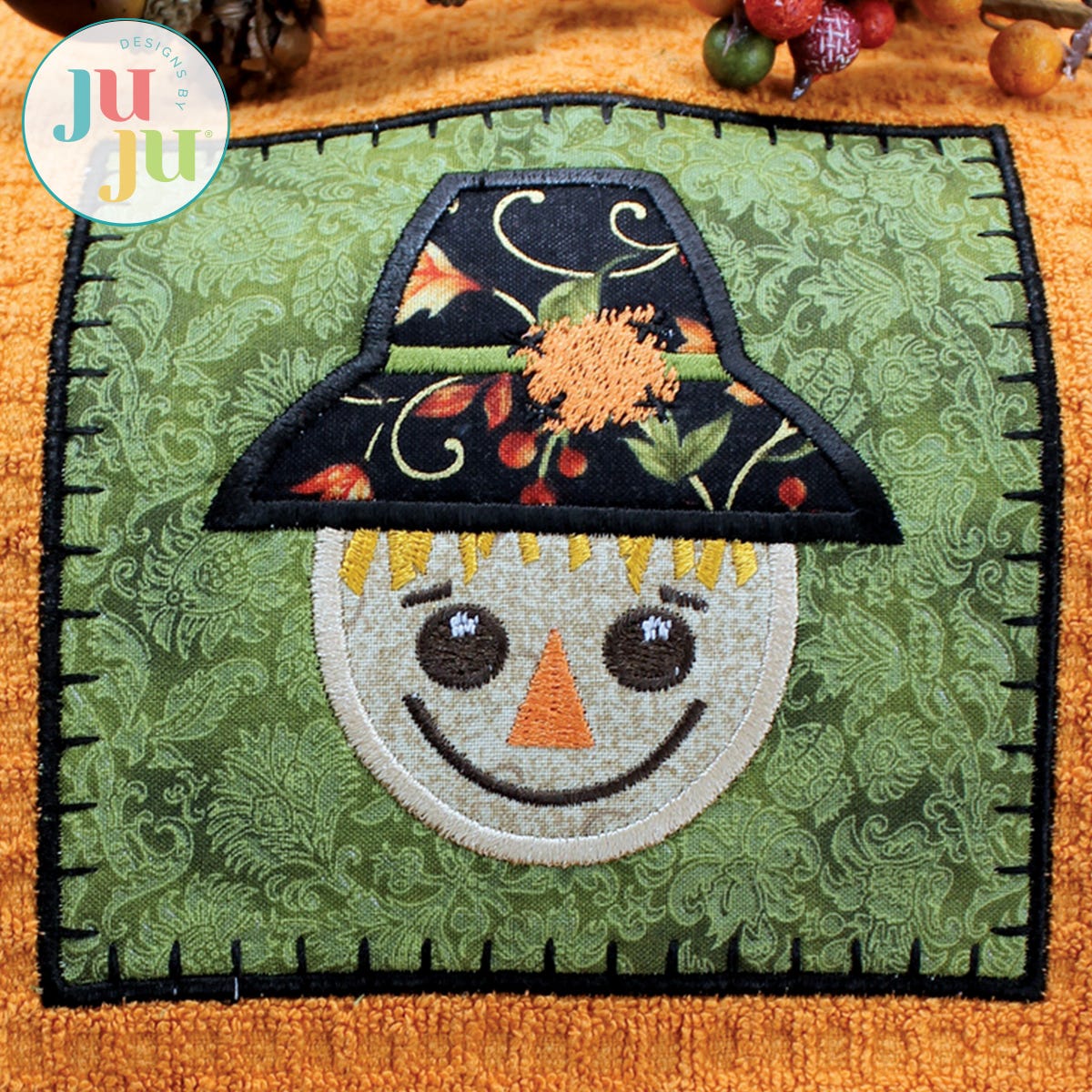 Lil Scary Applique and Patch by Oma's Place | Machine Embroidery Designs by JuJu