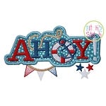 Ahoy Applique | Machine Embroidery Designs by JuJu