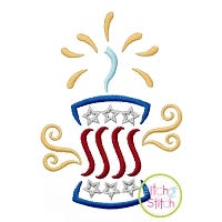 All Occasion Swirly Fireworks Embroidery | Machine Embroidery Designs by JuJu