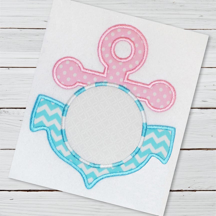 Anchor Mono | Machine Embroidery Designs by JuJu