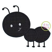 Ant Applique | Machine Embroidery Designs by JuJu