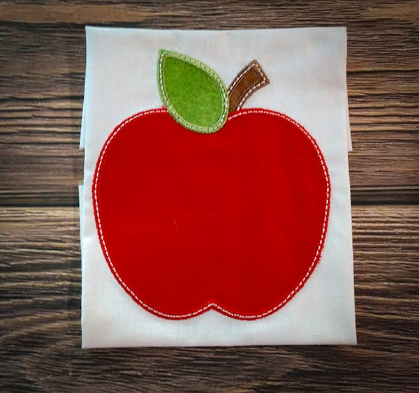 Apple | Machine Embroidery Designs by JuJu