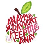 Apple A Day Applique | Machine Embroidery Designs by JuJu