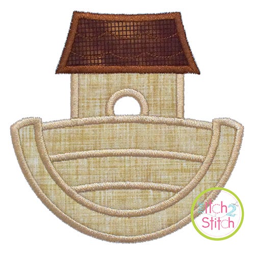 Ark Applique Digital Machine Embroidery Designs by JuJu