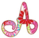 Playful Script Alphabet Applique Machine Embroidery Designs by JuJu 