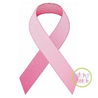 Awareness Ribbon Sketch Embroidery | Machine Embroidery Designs by JuJu