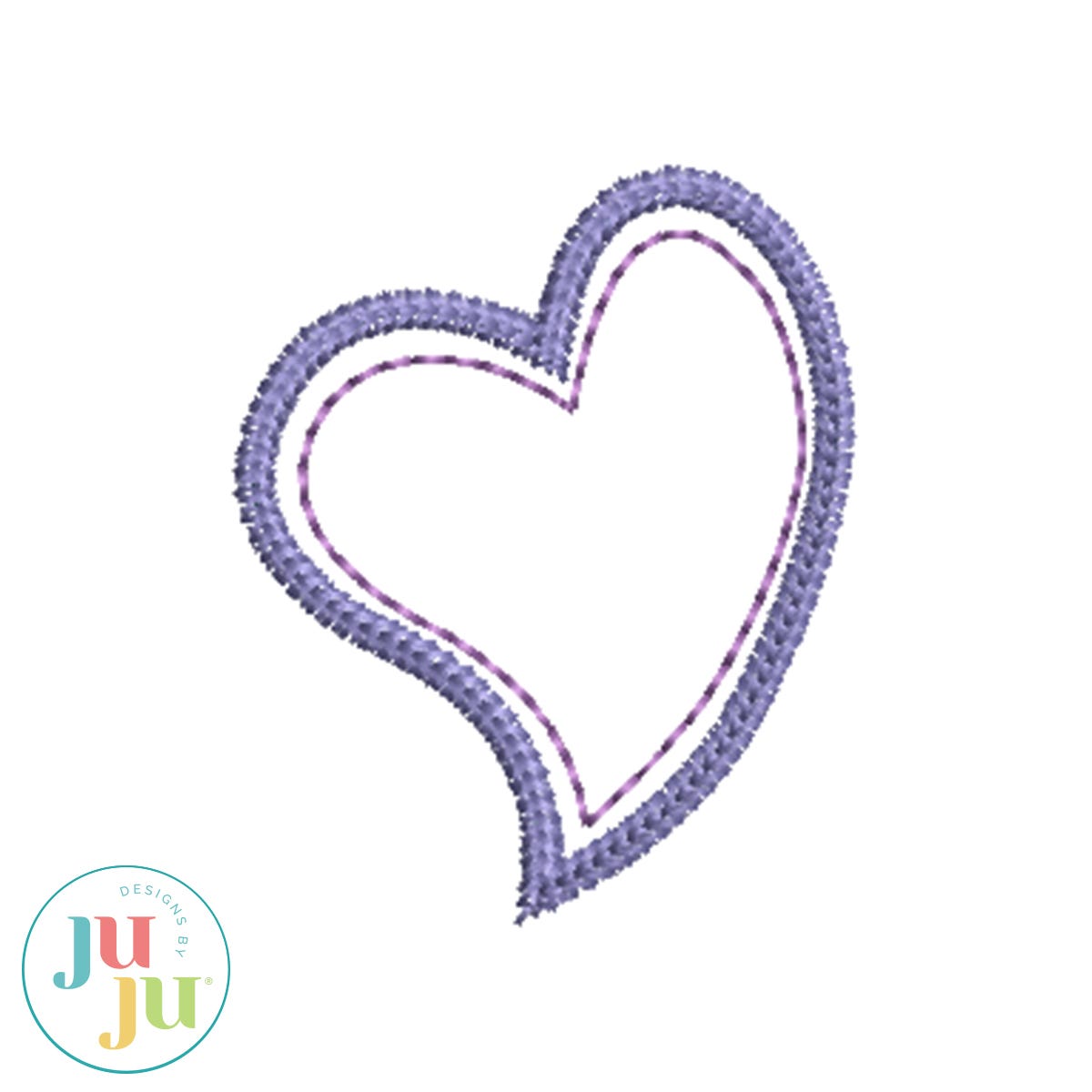 FREE Applique Heart by Oma's Place | Machine Embroidery Designs by JuJu