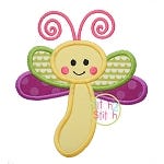 Baby Dragonfly Applique | Machine Embroidery Designs by JuJu