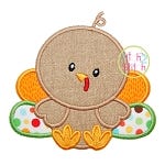 Baby Turkey 2 Applique | Machine Embroidery Designs by JuJu