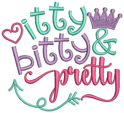 Baby Word Art Set 3 Machine Embroidery Designs by JuJu