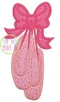 Ballet Slippers Applique | Machine Embroidery Designs by JuJu