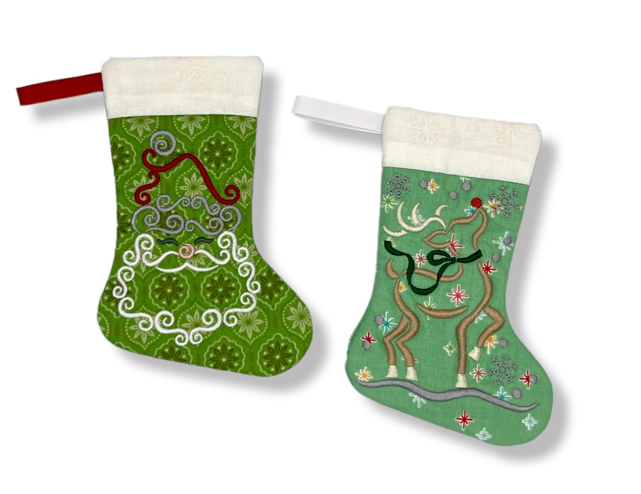 ITH Christmas Stockings 1 | Machine Embroidery Designs by JuJu