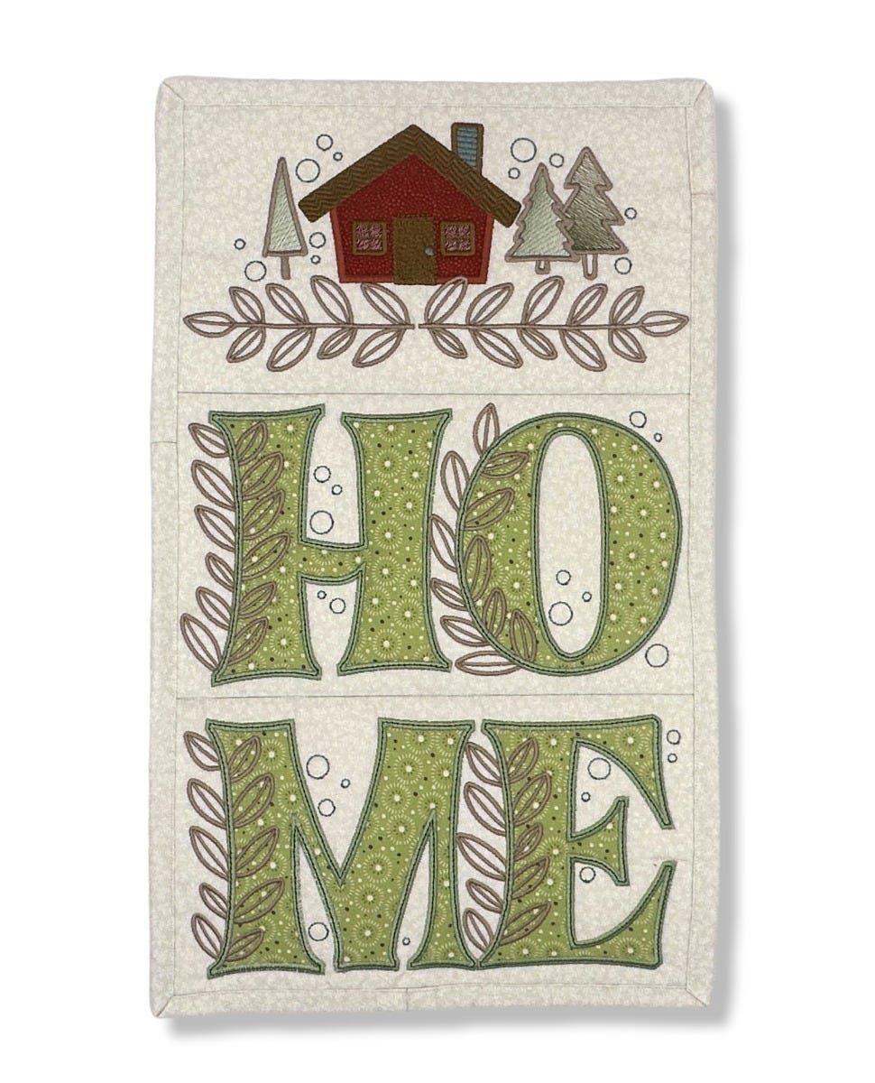 ITH Home Wall Hanging | Machine Embroidery Designs by JuJu
