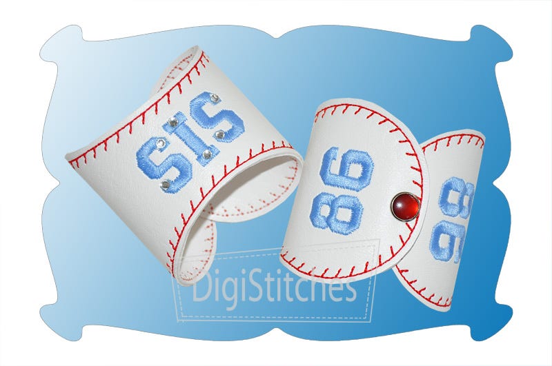 Baseball Bracelet In The Hoop