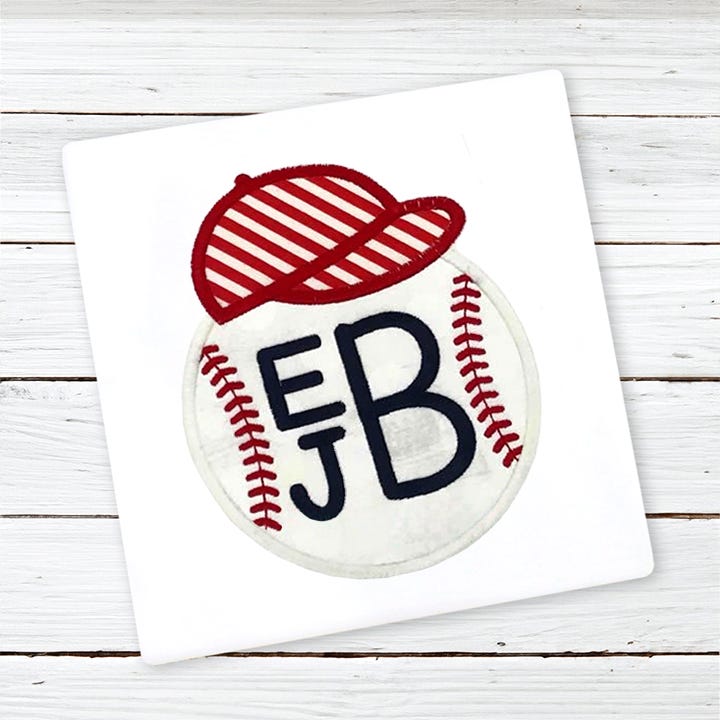 Baseball Hat Mono Circle