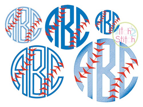 Baseball Laces Embroidery | Machine Embroidery Designs by JuJu