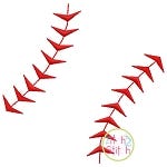 Baseball Laces Embroidery | Machine Embroidery Designs by JuJu