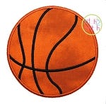 Basketball Applique | Machine Embroidery Designs by JuJu