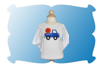 Basketball Truck Applique