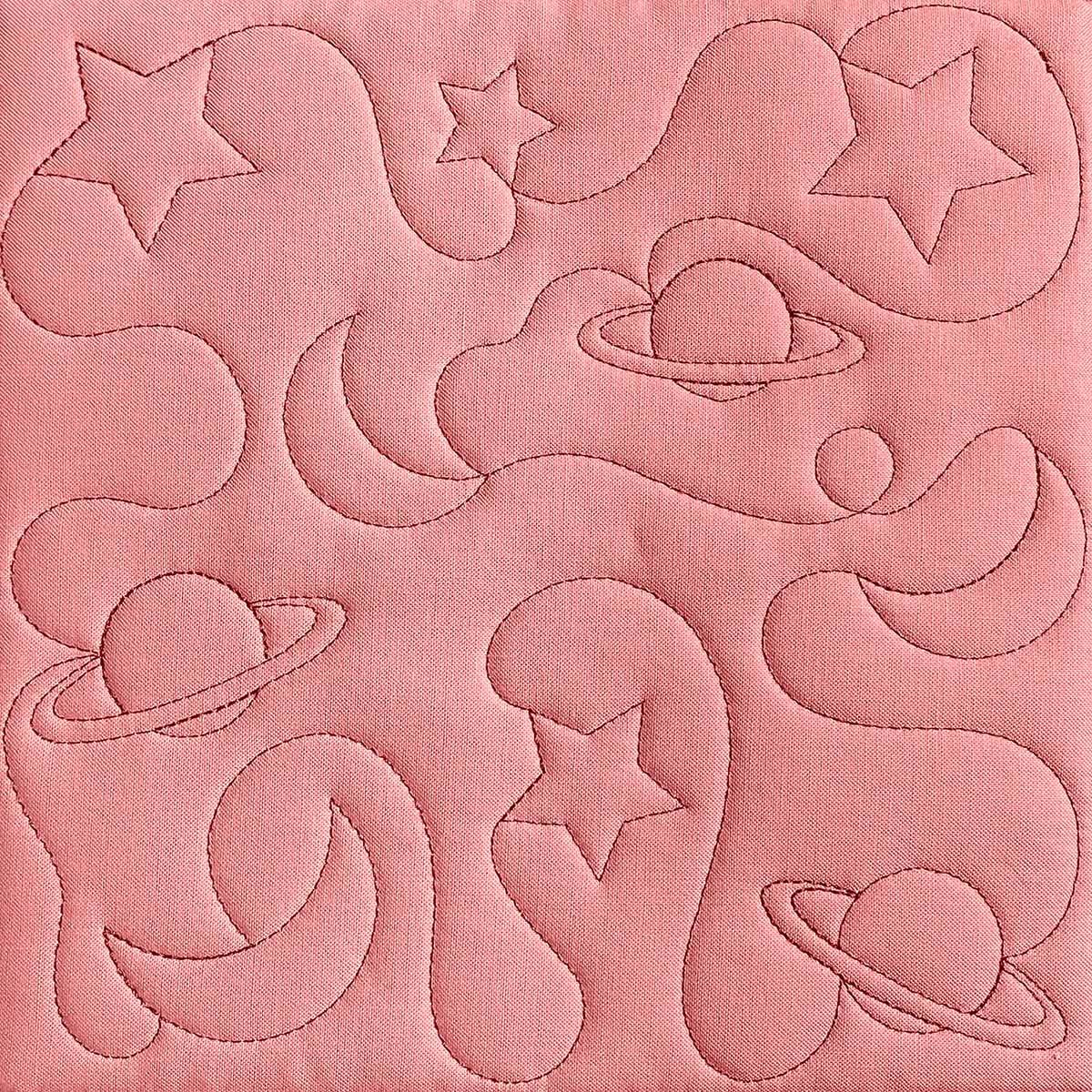 Night Sky Quilting Backdrops Design | Machine Embroidery Designs by JuJu