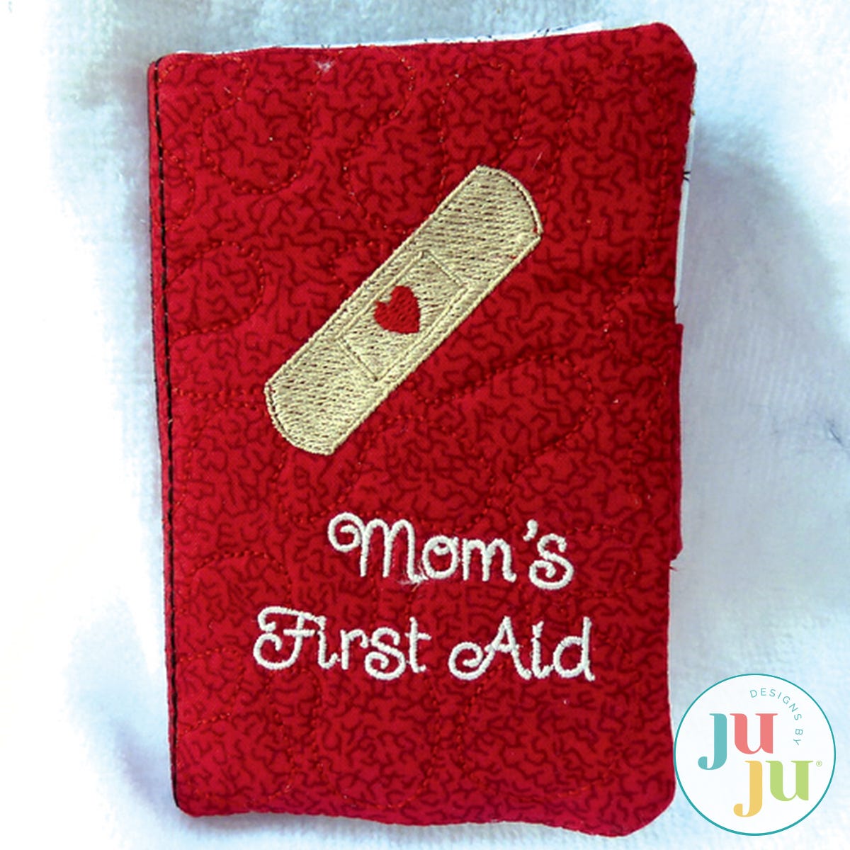 In The Hoop First Aid Kit Project by Oma's Place | Machine Embroidery Designs by JuJu