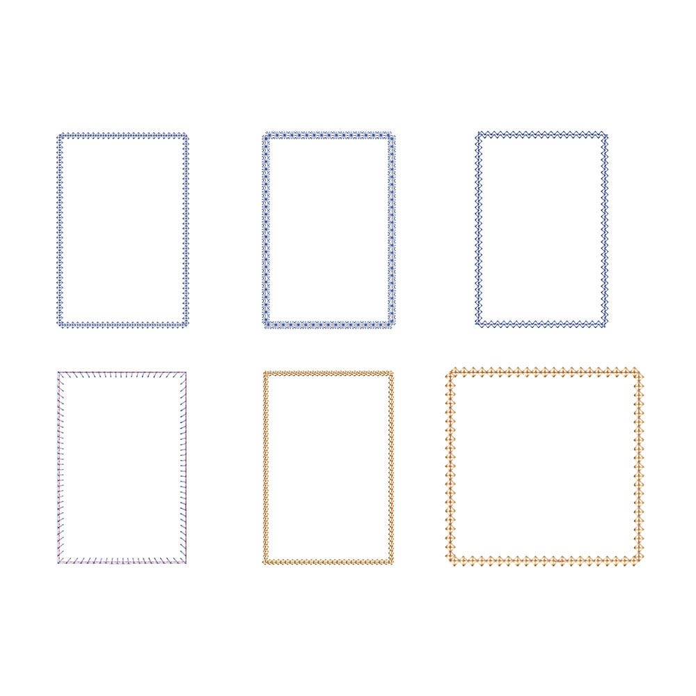 FREE Greeting Card Frames Embroidery Design | Machine Embroidery Designs by JuJu