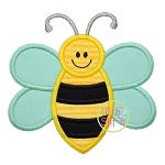 Bee Applique | Machine Embroidery Designs by JuJu