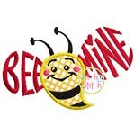 Bee Mine Bumblebee Applique | Machine Embroidery Designs by JuJu