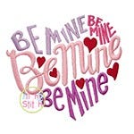 Be Mine Heart Embroidery | Machine Embroidery Designs by JuJu