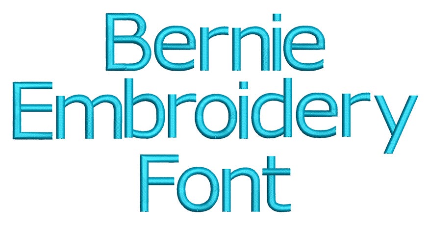 Bernie Embroidery Font | Machine Embroidery Designs by JuJu