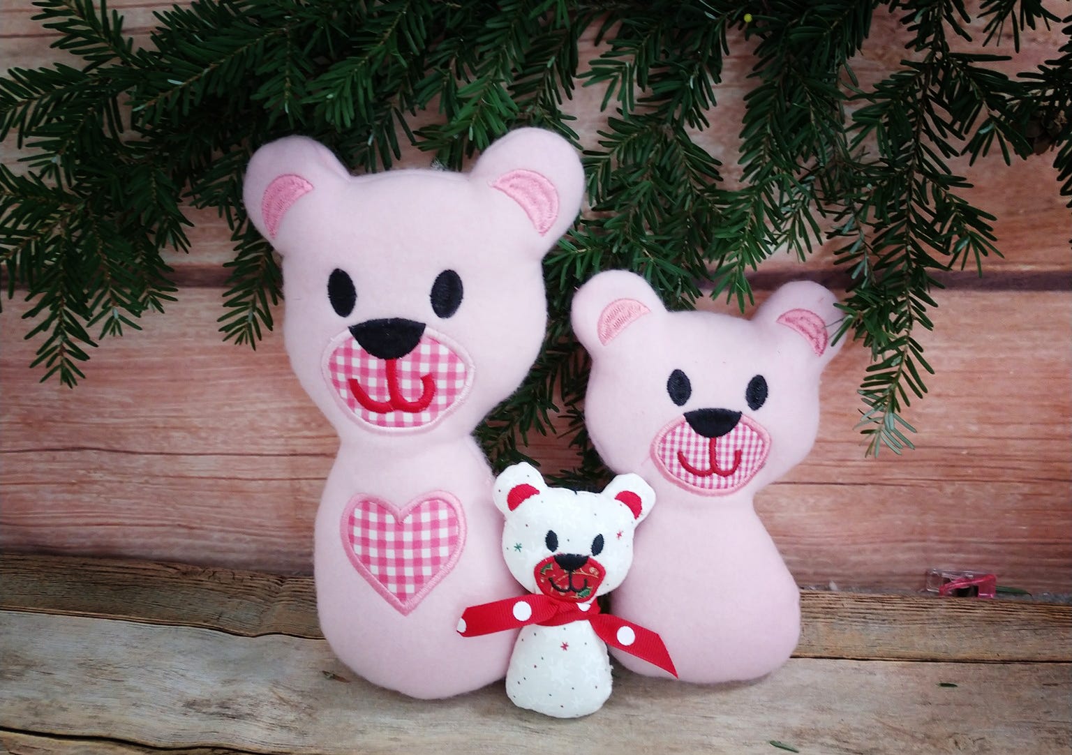 Betty Bear Lolly Dolly | Machine Embroidery Designs by JuJu