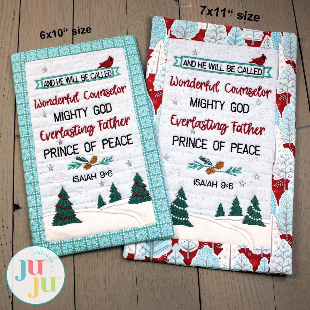 Prince of Peace Mini Quilt by Oma's Place | Machine Embroidery Designs by JuJu