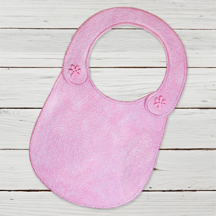                                 Stipple Bib | Machine Embroidery Designs by JuJu
                            