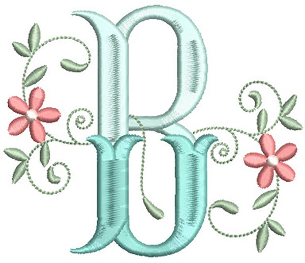 Biltmore Monogram | Machine Embroidery Designs by JuJu