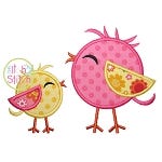 Birds Applique | Machine Embroidery Designs by JuJu