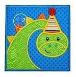 Birthday Dino Box Applique | Machine Embroidery Designs by JuJu