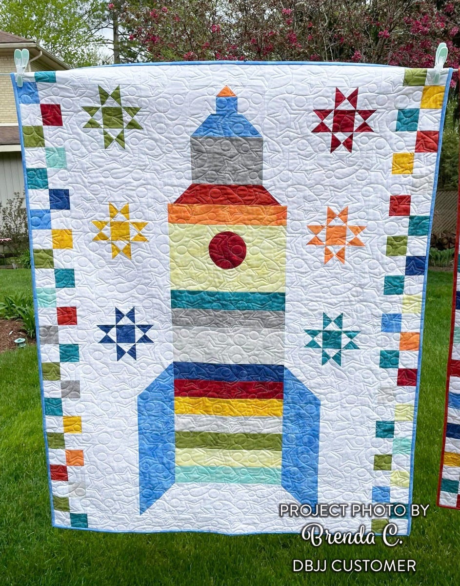 Stars and Circles End-to-End Quilting Embroidery Design