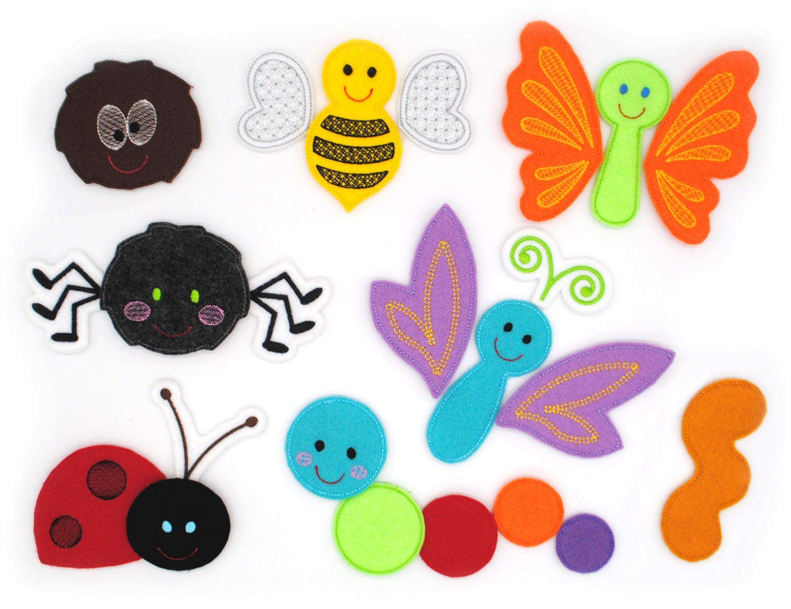 Busy Book Page Build A Bug Add On | Machine Embroidery Designs by JuJu