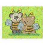 Bumble Bears Machine Embroidery Designs by JuJu