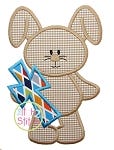 Easter Bunny Cross Applique | Machine Embroidery Designs by JuJu