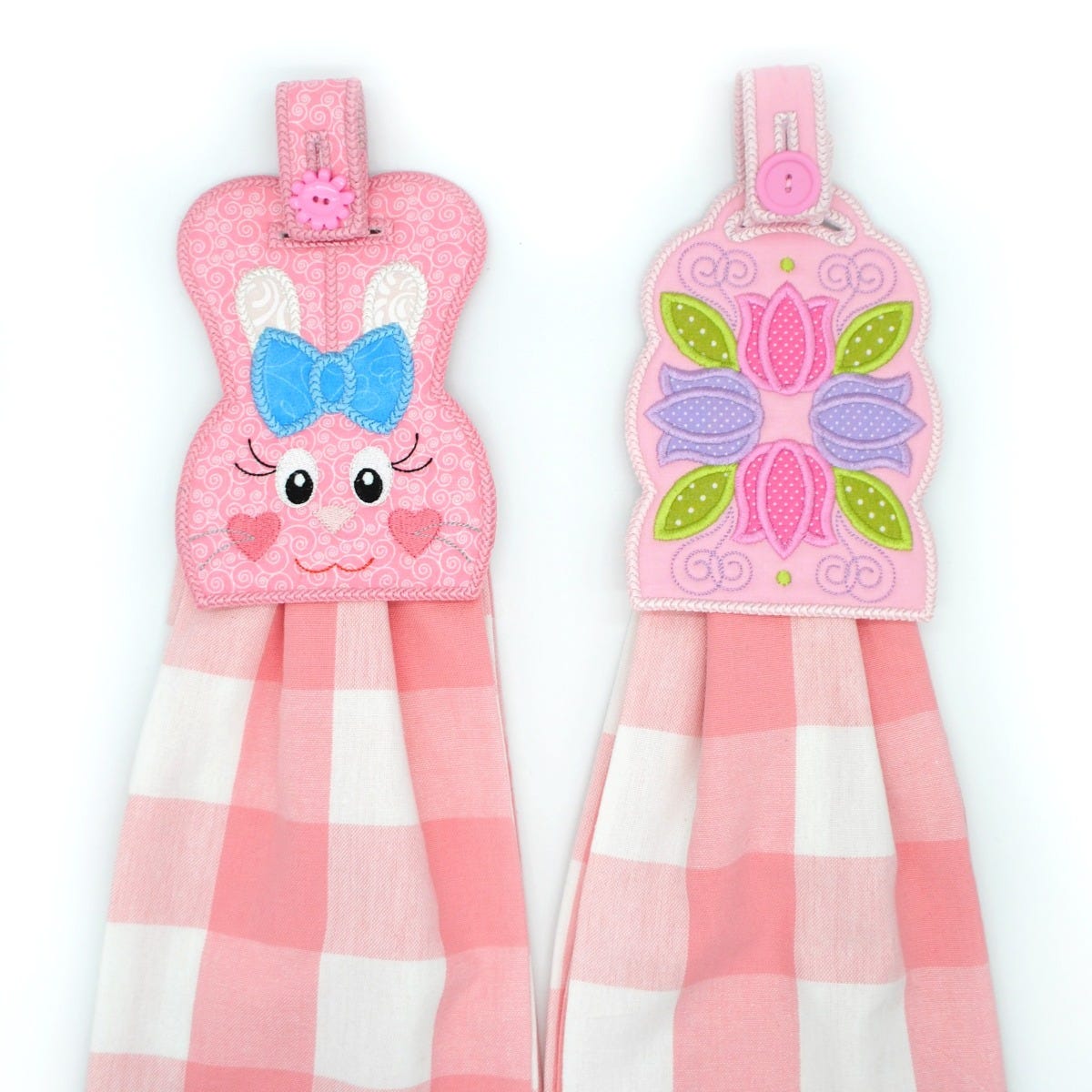 In The Hoop Easter Towel Toppers Set 1 | Machine Embroidery Designs by JuJu