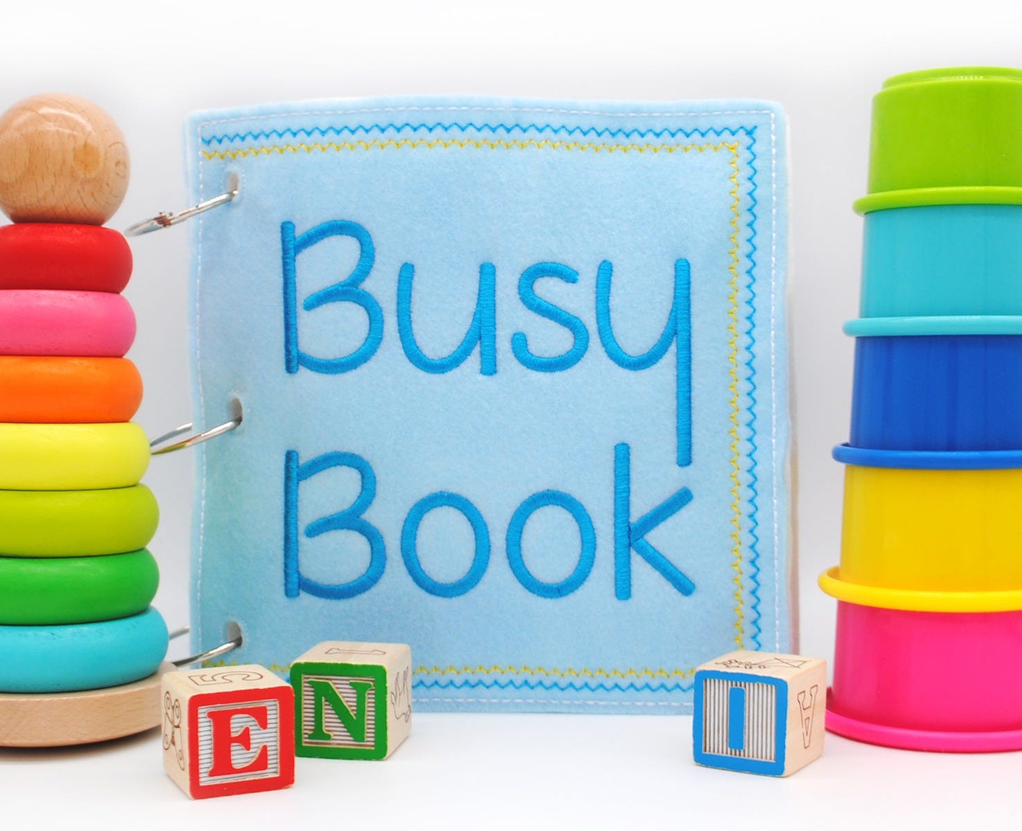 Busy Book Covers 3 | Machine Embroidery Designs by JuJu